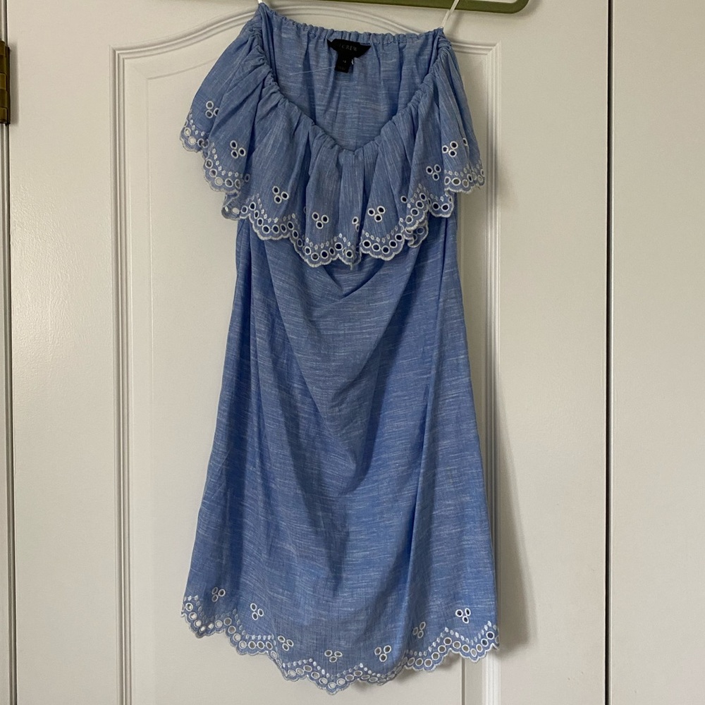 J Crew Strapless Coverup
